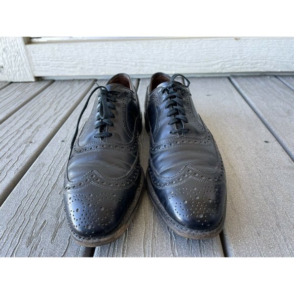 Allen Edmonds McAllister Men’s Wingtip Black Leather Oxford Shoes Sz 11.5 AA main image 5